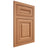 Shiloh Cabinetry Flush Inset Kendall Cherry Plain Cut Natural Door