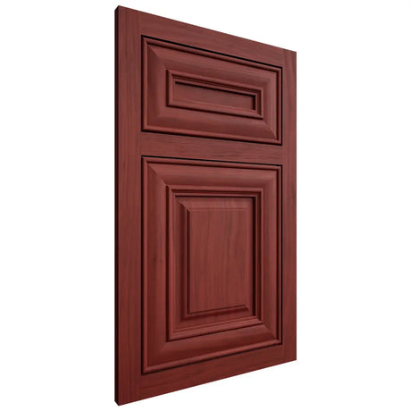 Shiloh Cabinetry Flush Inset Kendall Cherry Plain Cut Red Door