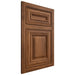 Shiloh Cabinetry Flush Inset Kendall Hickory Plain Cut Burnt Sugar Door