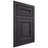 Shiloh Cabinetry Flush Inset Kendall Hickory Plain Cut Harbor Door