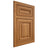 Shiloh Cabinetry Flush Inset Kendall Hickory Plain Cut Medium Door
