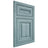 Shiloh Cabinetry Flush Inset Kendall Hickory Plain Cut Sky Door