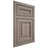 Shiloh Cabinetry Flush Inset Kendall Hickory Plain Cut Sterling Door