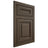Shiloh Cabinetry Flush Inset Kendall Maple Plain Cut Perfect Brown Door
