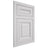 Shiloh Cabinetry Flush Inset Kendall Paintable Arctic Door