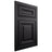 Shiloh Cabinetry Flush Inset Kendall Paintable Black Door