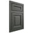 Shiloh Cabinetry Flush Inset Kendall Paintable Pewter Green Door