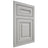 Shiloh Cabinetry Flush Inset Kendall Paintable Unusual Gray Door