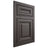 Shiloh Cabinetry Flush Inset Kendall Paintable Urbane Bronze Door