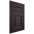 Shiloh Cabinetry Flush Inset Kendall Poplar Plain Cut Carbon Door