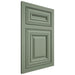 Shiloh Cabinetry Flush Inset Kendall Poplar Plain Cut Moss Door