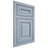 Shiloh Cabinetry Flush Inset Kendall Poplar Plain Cut Sky Door
