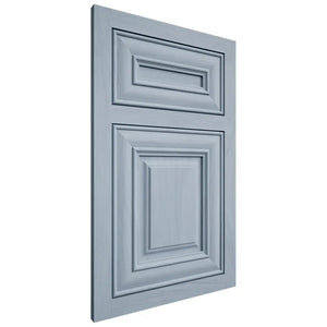 Shiloh Cabinetry Flush Inset Kendall Poplar Plain Cut Sky Door