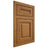 Shiloh Cabinetry Flush Inset Kendall Red Oak Plain Cut Autumn Door