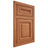 Shiloh Cabinetry Flush Inset Kendall Red Oak Plain Cut Harvest Door