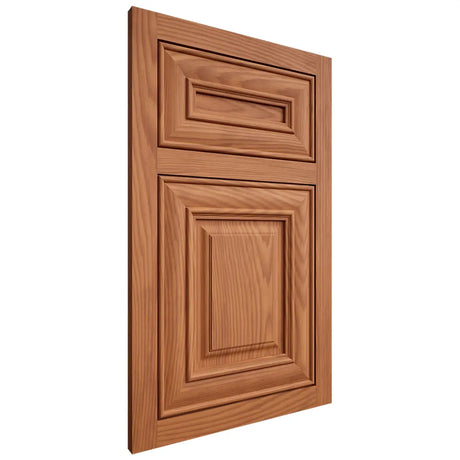 Shiloh Cabinetry Flush Inset Kendall Red Oak Plain Cut Harvest Door