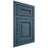 Shiloh Cabinetry Flush Inset Kendall Red Oak Plain Cut Hudson Door