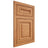 Shiloh Cabinetry Flush Inset Kendall Red Oak Plain Cut Medium Door