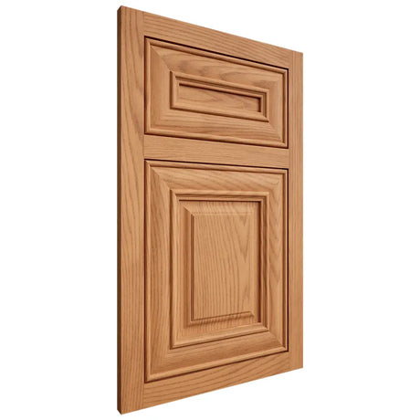 Shiloh Cabinetry Flush Inset Kendall Red Oak Plain Cut Medium Door