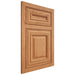 Shiloh Cabinetry Flush Inset Kendall Red Oak Plain Cut Medium Door