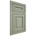 Shiloh Cabinetry Flush Inset Kendall Red Oak Plain Cut Moss Door