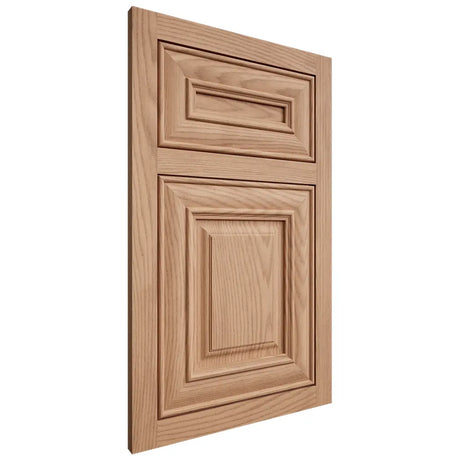 Shiloh Cabinetry Flush Inset Kendall Red Oak Plain Cut Natural Door