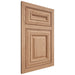 Shiloh Cabinetry Flush Inset Kendall Red Oak Plain Cut Natural Door