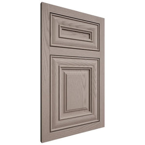 Shiloh Cabinetry Flush Inset Kendall Red Oak Plain Cut Sterling Door