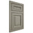 Shiloh Cabinetry Flush Inset Kendall Red Oak Plain Cut Thyme Door