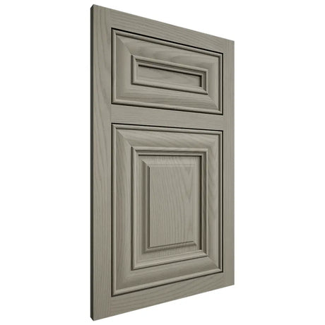 Shiloh Cabinetry Flush Inset Kendall Red Oak Plain Cut Thyme Door