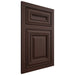 Shiloh Cabinetry Flush Inset Kendall Walnut Plain Cut Bison Door
