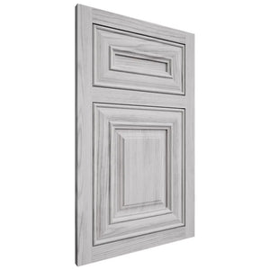 Shiloh Cabinetry Flush Inset Kendall Walnut Plain Cut Stratus Door