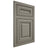 Shiloh Cabinetry Flush Inset Kendall Walnut Plain Cut Thyme Door