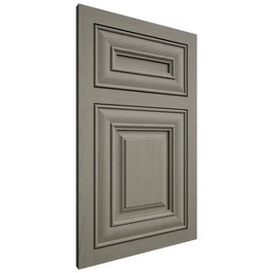 Shiloh Cabinetry Flush Inset Kendall Walnut Plain Cut Thyme Door