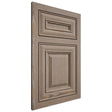 Shiloh Cabinetry Flush Inset Kendall White Oak Plain Cut Almond Door