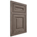 Shiloh Cabinetry Flush Inset Kendall White Oak Plain Cut Clay Door