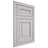 Shiloh Cabinetry Flush Inset Kendall White Oak Plain Cut Cotton Door