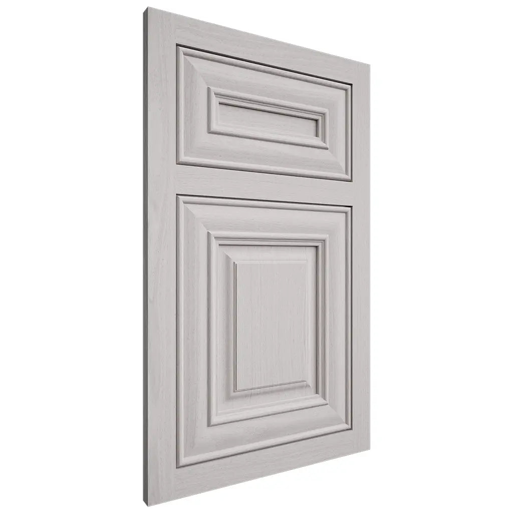 Shiloh Cabinetry Flush Inset Kendall White Oak Plain Cut Cotton Door