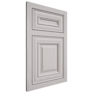 Shiloh Cabinetry Flush Inset Kendall White Oak Plain Cut Cotton Door