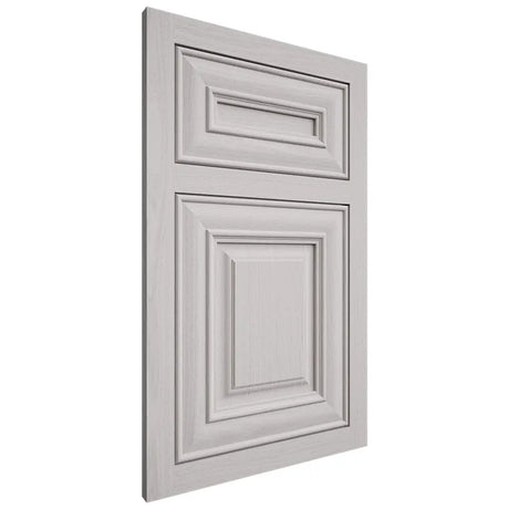 Shiloh Cabinetry Flush Inset Kendall White Oak Plain Cut Cotton Door