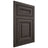 Shiloh Cabinetry Flush Inset Kendall White Oak Plain Cut Creekside Door