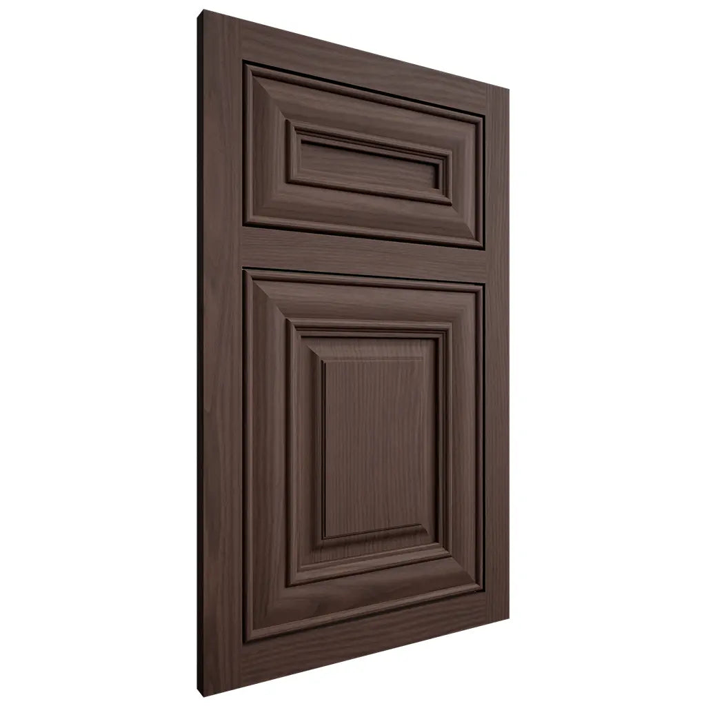 Shiloh Cabinetry Flush Inset Kendall White Oak Plain Cut Dusk Door