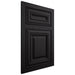 Shiloh Cabinetry Flush Inset Kendall White Oak Plain Cut Espresso Door