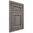 Shiloh Cabinetry Flush Inset Kendall White Oak Plain Cut Flagstone Door
