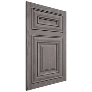Shiloh Cabinetry Flush Inset Kendall White Oak Plain Cut Flagstone Door