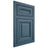 Shiloh Cabinetry Flush Inset Kendall White Oak Plain Cut Hudson Door