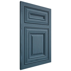 Shiloh Cabinetry Flush Inset Kendall White Oak Plain Cut Hudson Door