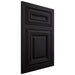 Shiloh Cabinetry Flush Inset Kendall White Oak Plain Cut Ink Door