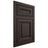 Shiloh Cabinetry Flush Inset Kendall White Oak Plain Cut Morel Door