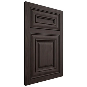 Shiloh Cabinetry Flush Inset Kendall White Oak Plain Cut Morel Door